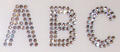 Double Line Upper Case 1.25 Inch Letters
